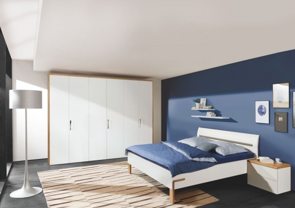 DREAM Schlafzimmer mit Standkonsolen, 6-türiger Kleiderschrank (inkl. Montage*)