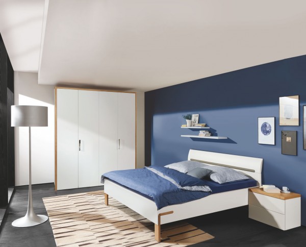DREAM Schlafzimmer mit Standkonsolen, 4-türiger Kleiderschrank (inkl. Montage*)