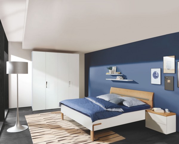 DREAM Schlafzimmer mit Standkonsolen, 4-türiger Kleiderschrank (inkl. Montage*)