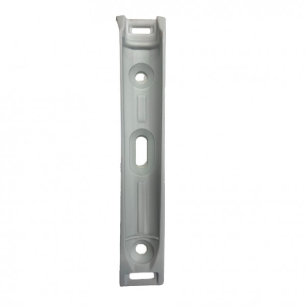 Push-to-open mounting plate white